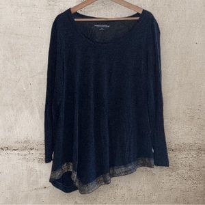 Soft Surroundings, long sleeve Tunic asymmetrical Size 1X
